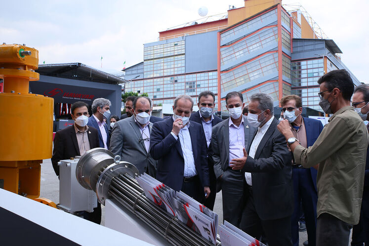 بازدید مجید چگنی، مدیر عامل شرکت ملی گاز ایران از بیست و ششمین نمایشگاه بین المللی نفت، گاز، پالایش و پتروشیمی