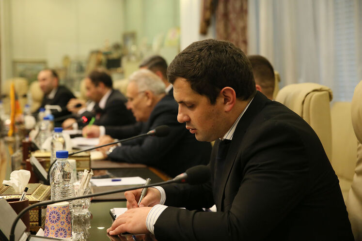 دیدار وزیر نفت با وزیر مدیریت منطقه ای و زیرساخت های جمهوری ارمنستان