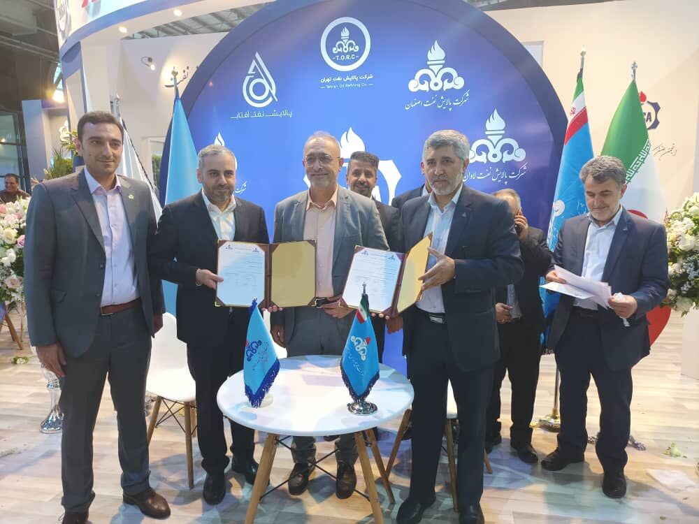 پالایشگاه نفت لاوان و ملی مهندسی و ساختمان نفت تفاهم‌نامه  امضا کردند