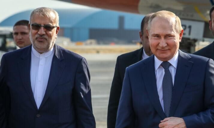 پوتین با بدرقه وزیر نفت تهران را ترک کرد