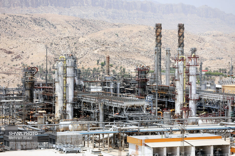 رشد ۹ درصدی تولید گاز در فجر جم رشد ۹ درصدی تولید گاز در فجر جم