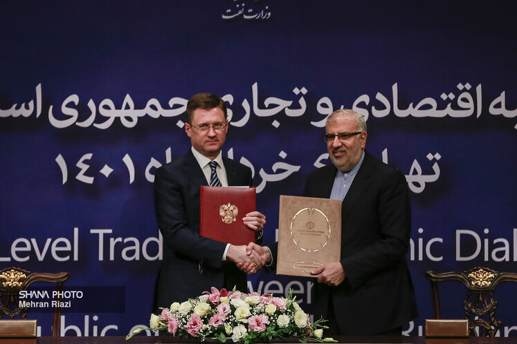 امضای سند همکاری بین ایران و روسیه