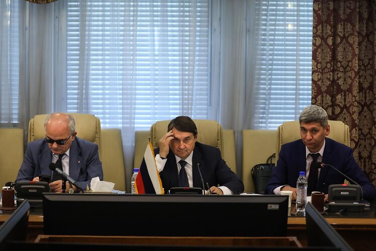 دیدار جواد اوجی، وزیر نفت با ایگور لویتین، دستیار ارشد رئیس‌جمهوری روسیه