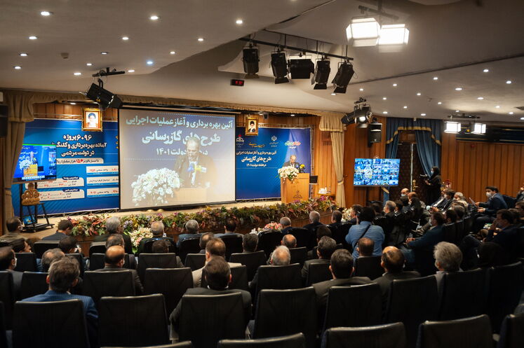 آیین بهرهبرداری و آغاز عملیات طرحهای گازرسانی در هفته دولت