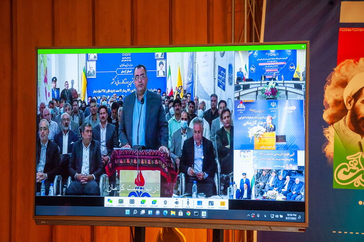 آیین بهرهبرداری و آغاز عملیات طرحهای گازرسانی در هفته دولت