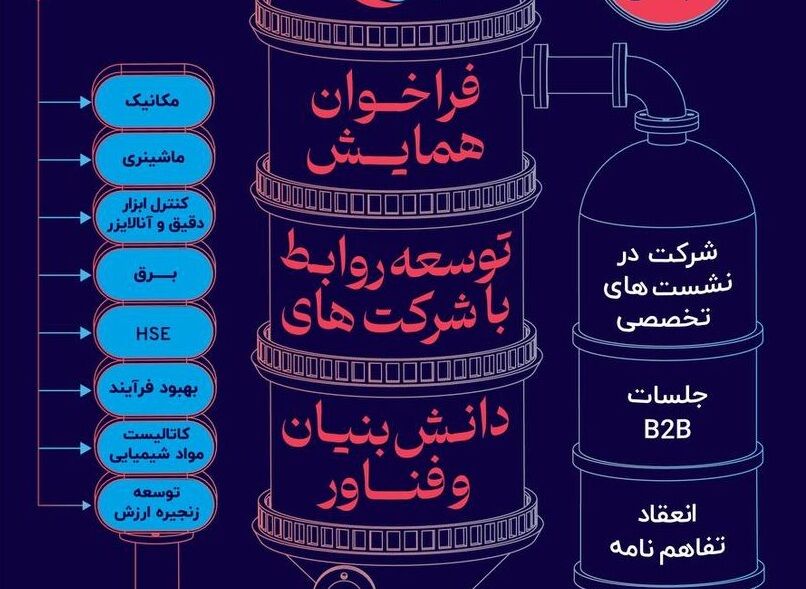 همایش «توسعه روابط با شرکتهای دانشبنیان و فناور» در حوزه صنعت پتروشیمی همایش «توسعه روابط با شرکتهای دانشبنیان و فناور» در حوزه صنعت پتروشیمی