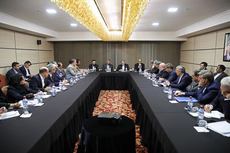 نشست کاظم جلالی، سفیر ایران در مسکو با نمایندگان کارگروه‌های کمیسیون مشترک اقتصادی ایران و روسیه
