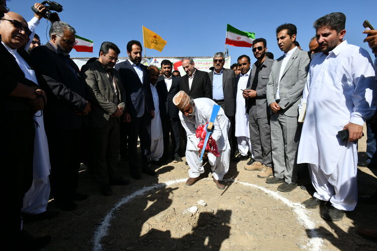 آیین بهره‌برداری و آغاز عملیات اجرایی پرژه‌های متعدد صنعت گاز در استان سیستان و بلوچستان