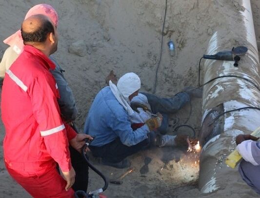 ایمنسازی بخشی از خط لوله بندرعباس - سیرجان - رفسنجان ایمنسازی بخشی از خط لوله بندرعباس - سیرجان - رفسنجان