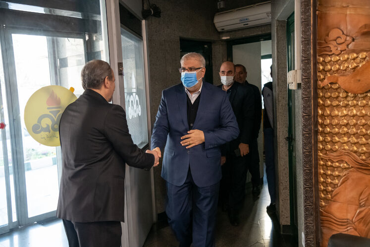بازدید جواد اوجی، وزیر نفت از مرکز دیسپچینگ شرکت ملی گاز ایران