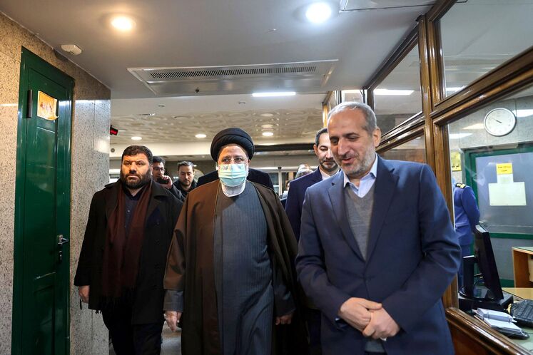 حضور سرزده سیدابراهیم رئیسی، رئیسجمهوری در مرکز مدیریت دیسپچینگ شرکت ملی گاز