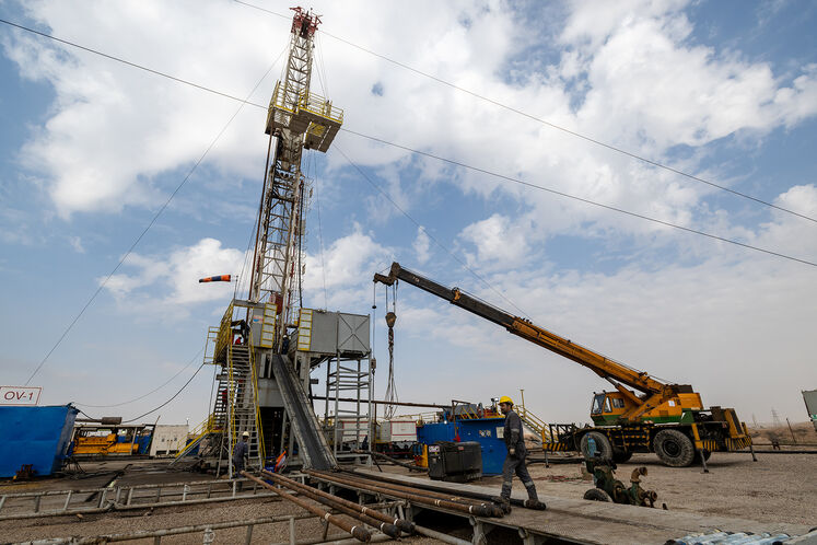 دکل حفاری (OV-۱) چاه شماره ۱۹ پایدار غرب