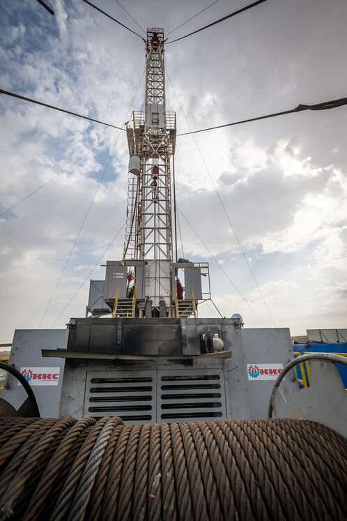 دکل حفاری (OV-۱) چاه شماره ۱۹ پایدار غرب