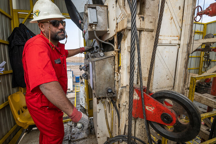 دکل حفاری (OV-۱) چاه شماره ۱۹ پایدار غرب