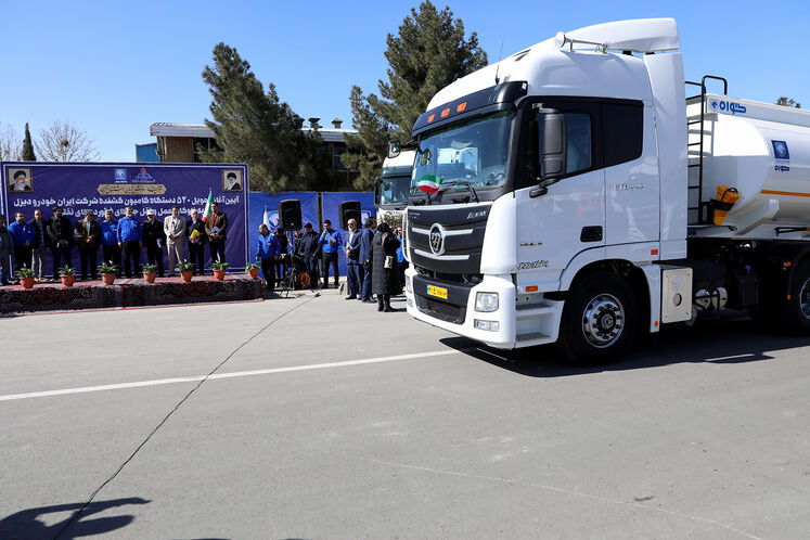 تحویل ۵۰۰ دستگاه کامیون کشنده جدید ایرانخودرو به ناوگان حملونقل سوخت کشور