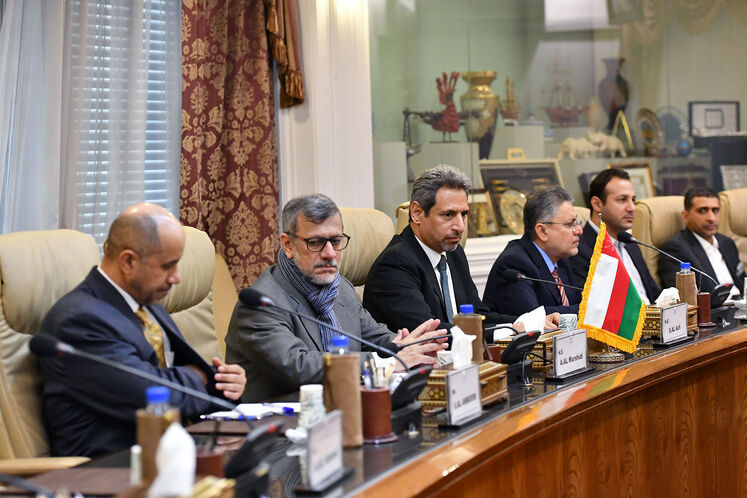 دیدار جواد اوجی، وزیر نفت با هیئت عمانی