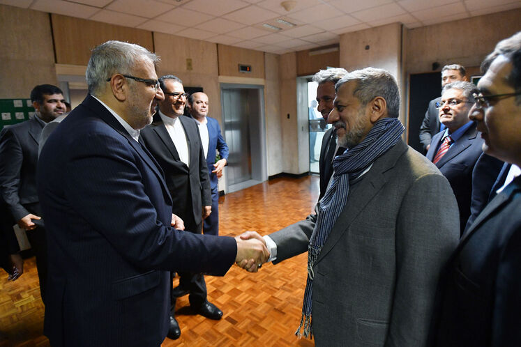 دیدار جواد اوجی، وزیر نفت با هیئت عمانی