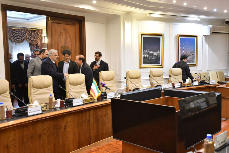 دیدار جواد اوجی، وزیر نفت با هیئت عمانی
