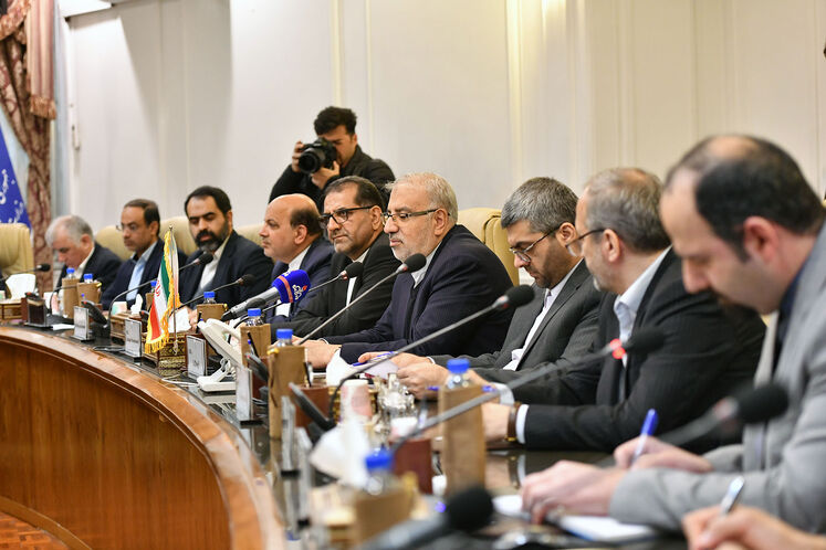 دیدار جواد اوجی، وزیر نفت با هیئت عمانی