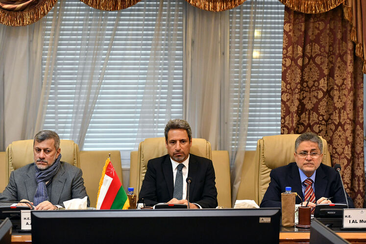 دیدار جواد اوجی، وزیر نفت با هیئت عمانی