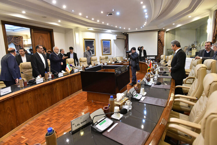 دیدار جواد اوجی، وزیر نفت با هیئت عمانی