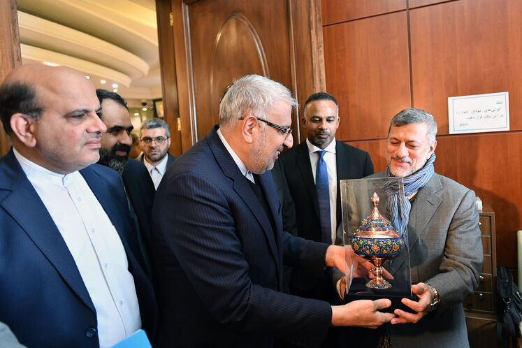 دیدار جواد اوجی، وزیر نفت با هیئت عمانی