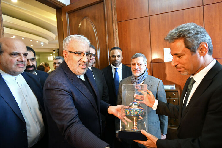 دیدار جواد اوجی، وزیر نفت با هیئت عمانی