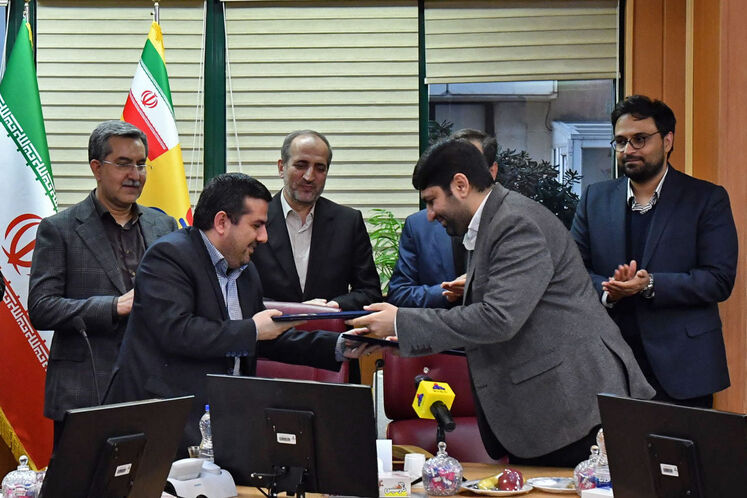 آیین انعقاد قرارداد بین شرکت ملی گاز ایران و صندوق پژوهش و فناوری صنعت نفت