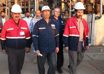 بازدید مدیرعامل شرکت مناطق نفتخیز جنوب از طرحهای آماده بهرهبرداری در خوزستان بازدید مدیرعامل شرکت مناطق نفتخیز جنوب از طرحهای آماده بهرهبرداری در خوزستان