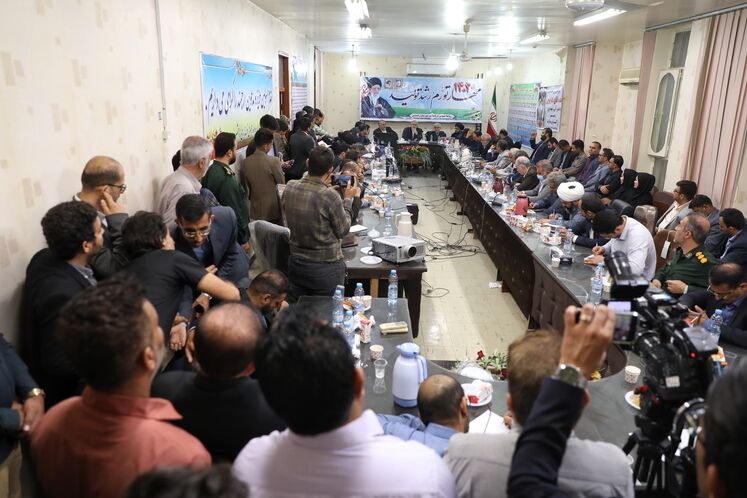 نشست شورای اداری شهرستان رامشیر با حضور وزیر نفت