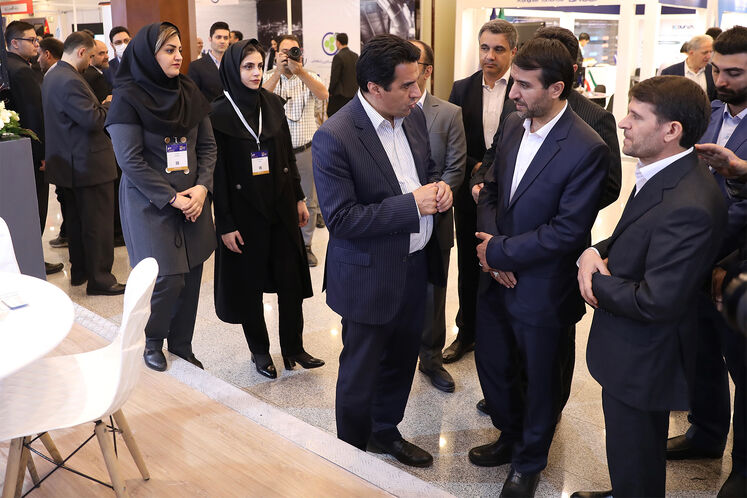بازدید مرتضی شاهمیرزایی، معاون وزیر نفت از نمایشگاه همایش بین‌المللی صنعت پتروشیمی ایران