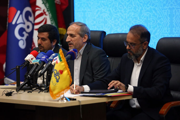نشست خبری مجید چگنی، مدیرعامل شرکت ملی گاز ایران