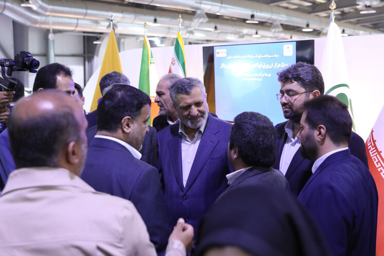 آیین امضای قرارداد شرکت مهندسی و توسعه گاز و فولاداکسین خوزستان 