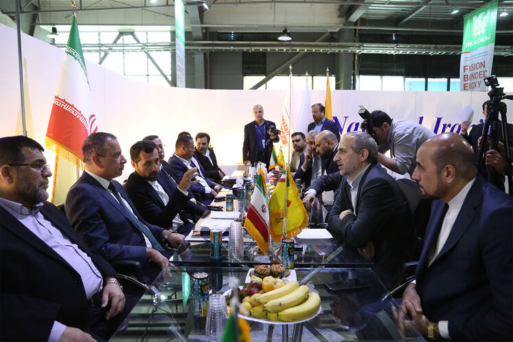 دیدار لیث عبدالحسین الشاهر، معاون وزیر نفت عراق با مجید چگنی، مدیرعامل شرکت ملی گاز ایران
