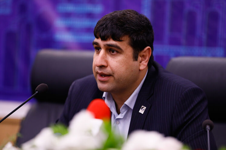محمدصادق جوکار، رئیس مؤسسه مطالعات بین‌المللی انرژی در نشست فرصت‌های سرمایه‌گذاری در شرکت ملی گاز ایران