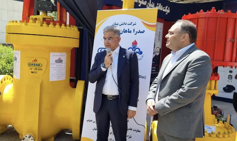 شیر واحد بخار پالایشگاه هشتم مجتمع گاز پارس جنوبی رونمایی شد