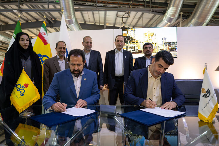 آیین امضای ۳ تفاهم‌نامه شرکت مهندسی و توسعه گاز ایران