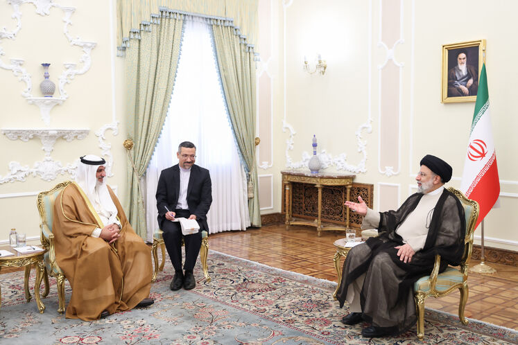 دیدار هیثم الغیص‌، دبیرکل اوپک با سید ابراهیم رئیسی، رئیس‌جمهوری