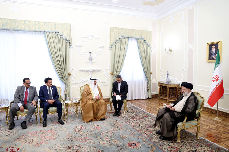 دیدار هیثم الغیص‌، دبیرکل اوپک با سید ابراهیم رئیسی، رئیس‌جمهوری