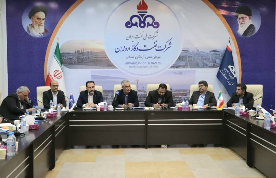 نخستین نشست شورای پژوهش و فناوری شرکت ملی نفت در نفت و گاز اروندان برگزار شد نخستین نشست شورای پژوهش و فناوری شرکت ملی نفت در نفت و گاز اروندان برگزار شد