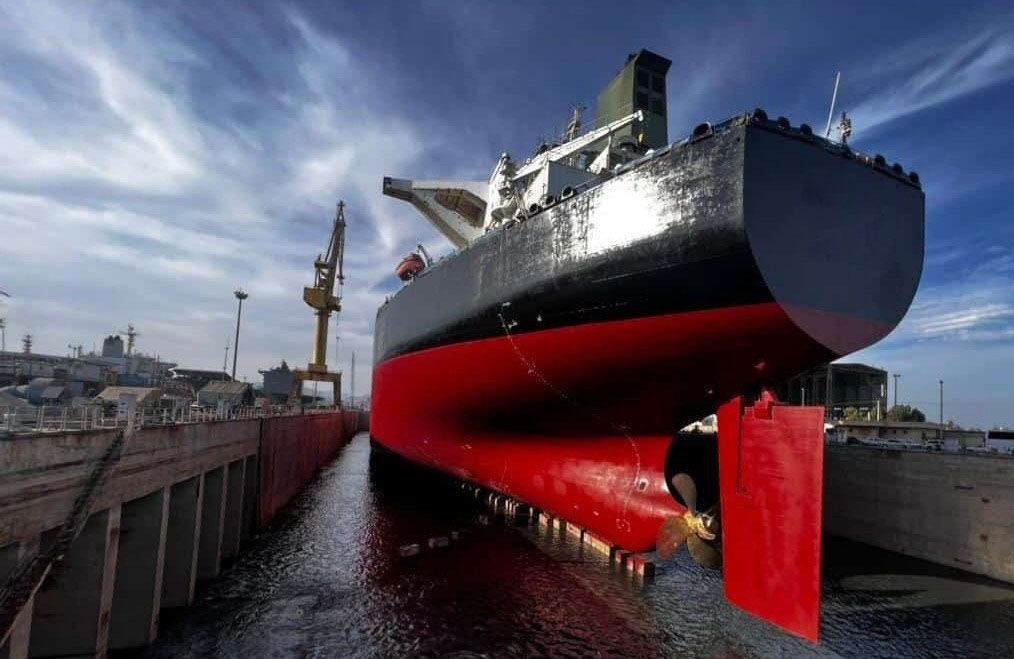 تعمیر اساسی نفتکش غولپیکر ایرانی در یارد ایزوایکو تعمیر اساسی نفتکش غولپیکر ایرانی در یارد ایزوایکو