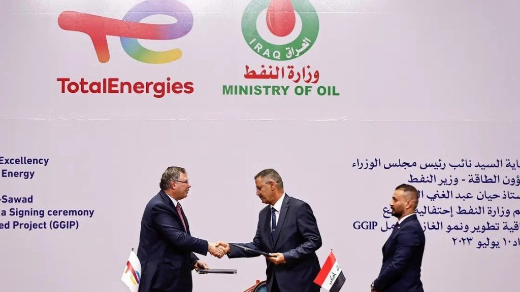 Iraq, TotalEnergies sign massive oil, gas, renewables deal