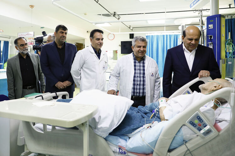 آیین گشایش بخش امآرآی و ماموگرافی بیمارستان نفت در روز بزرگداشت ابنسینا و روز پزشک