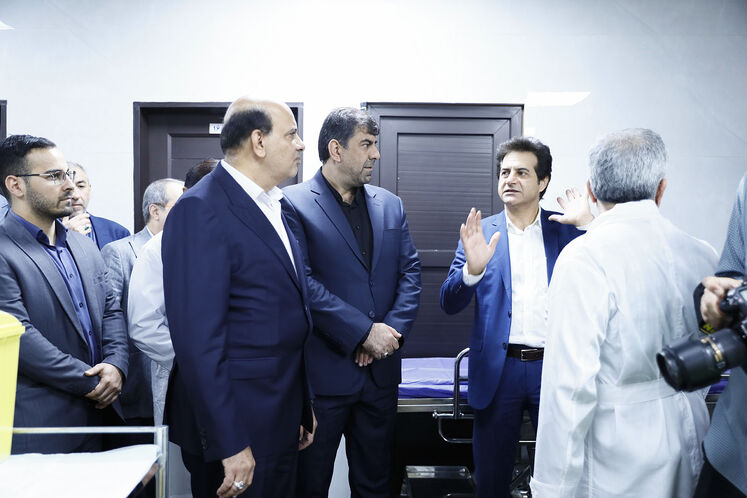 آیین گشایش بخش امآرآی و ماموگرافی بیمارستان نفت در روز بزرگداشت ابنسینا و روز پزشک