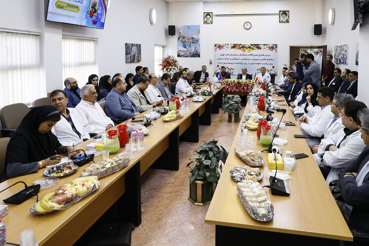 آیین گشایش بخش امآرآی و ماموگرافی بیمارستان نفت در روز بزرگداشت ابنسینا و روز پزشک