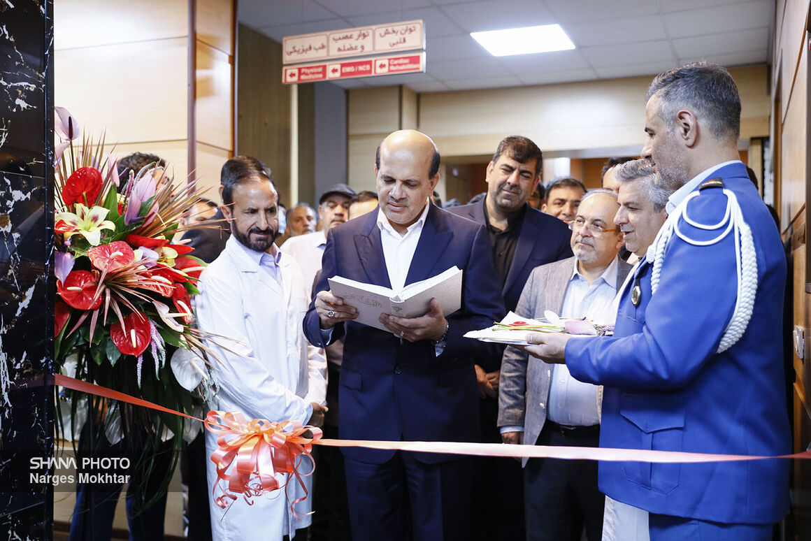 آیین بهره‌برداری رسمی از ۲ دستگاه نو در بیمارستان فوق‌تخصصی نفت تهران