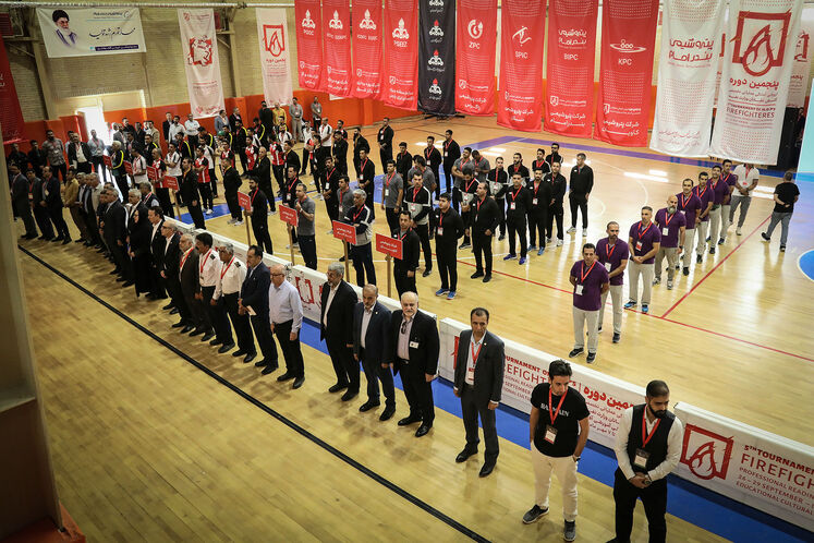 پنجمین دوره ارزیابی آمادگی عملیاتی و تخصصی آتشنشانان وزارت نفت