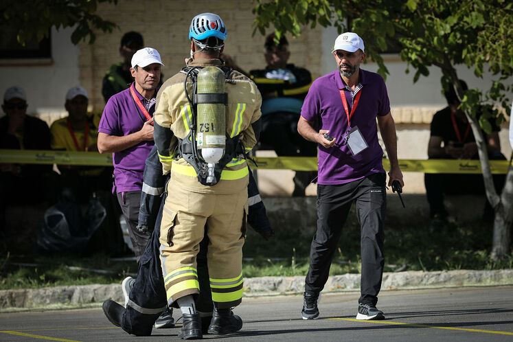 پنجمین دوره ارزیابی آمادگی عملیاتی و تخصصی آتشنشانان وزارت نفت