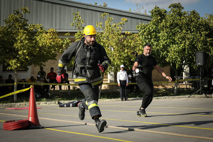 پنجمین دوره ارزیابی آمادگی عملیاتی و تخصصی آتشنشانان وزارت نفت