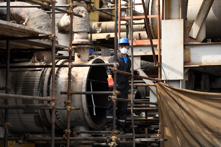 تعمیرات اساسی پالایشگاه نفت تهران